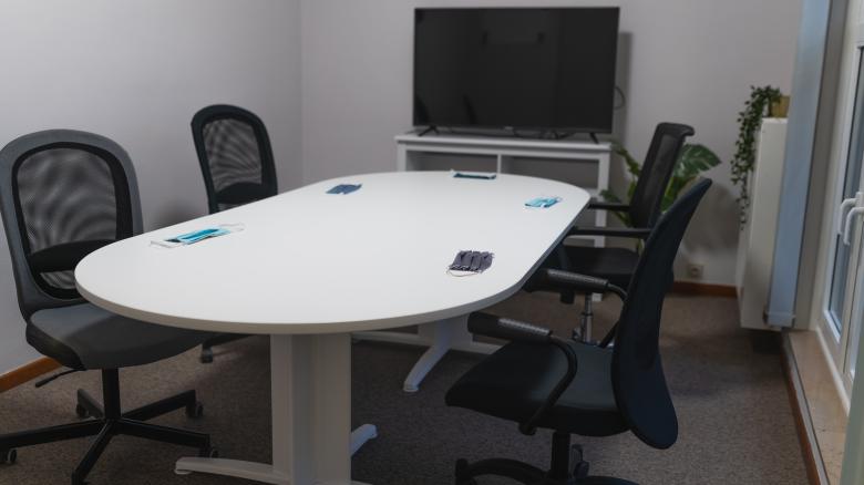 Free stock image of Empty Meeting Room - Covid 19 created by Maxime