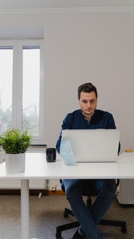 Free stock image of Office Worker not Wearing a Mask created by Maxime