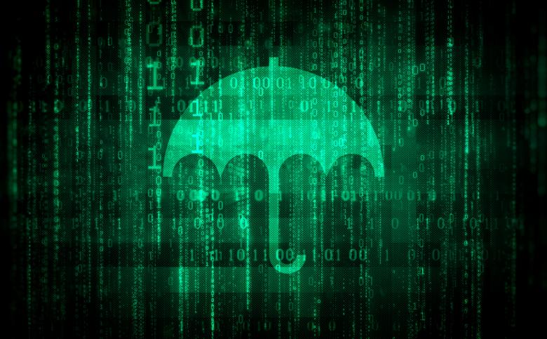 Free stock image of Data Protection - Digital Umbrella Over Binary Code created by Jack Moreh