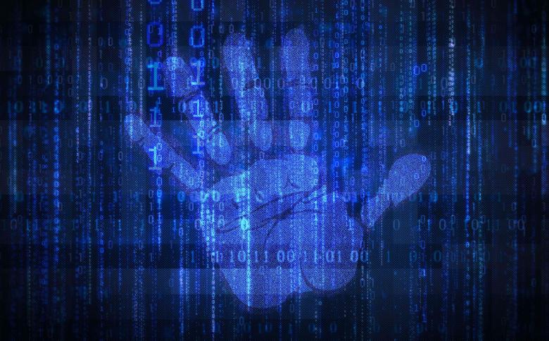 Free stock image of Data Loss Concept - Open Supplicating Hand over Binary Code created by Jack Moreh