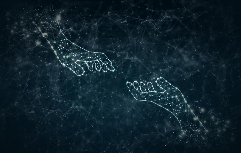 Free stock image of Digital Transformation Concept - Open Digital Hands created by Jack Moreh