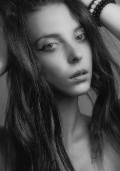 Free Stock Photo of Beautiful Female Studio Portrait