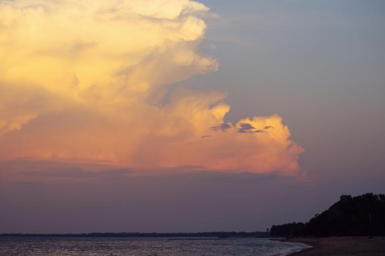 Free stock image of Nature background - Red Sky at Night - Clouds created by mohamed aslam