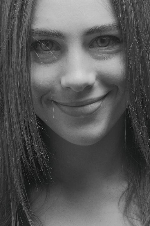 Free stock image of Smiling Beauty - Monochrome Portrait created by Alexander Krivitskiy