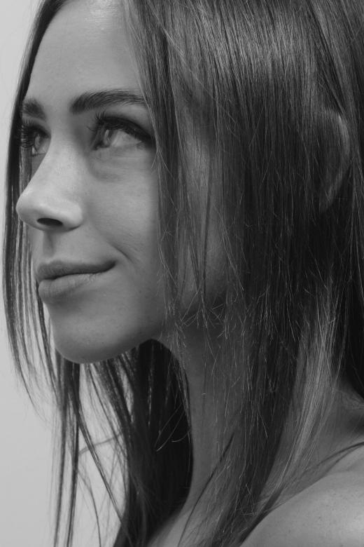 Free stock image of Monochrome - Female - Portrait created by Alexander Krivitskiy