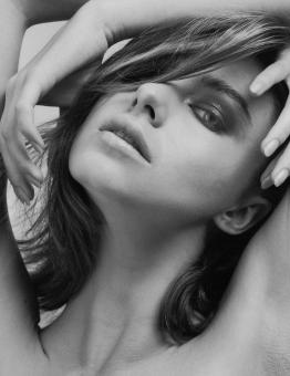 Free Stock Photo of Sexy Girl Monochrome Portrait