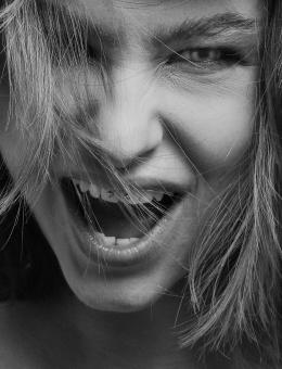 Free Stock Photo of Expressive Woman Studio Portrait