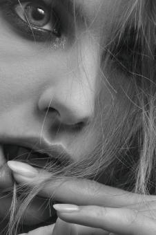 Free Stock Photo of Pretty Woman Portrait - Close Up
