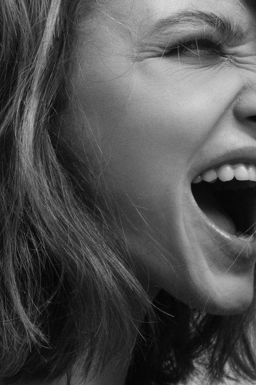 Free stock image of Screaming Female Model - Portrait created by Alexander Krivitskiy