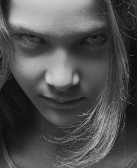 Free Stock Photo of Moody Girl Portrait