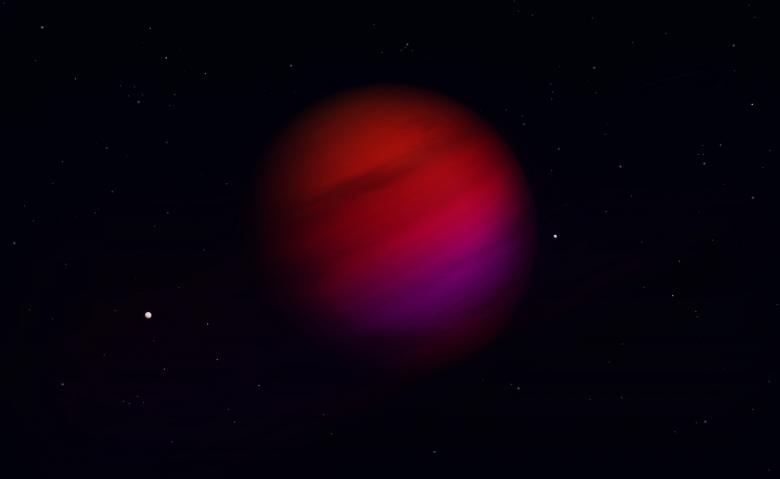 Free stock image of Red Planet on Dark Background created by Jack Moreh