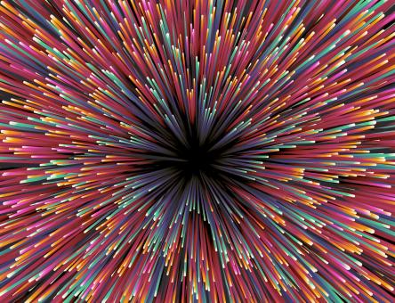 Abstract Background - Divergent Colors - Multiple Colors