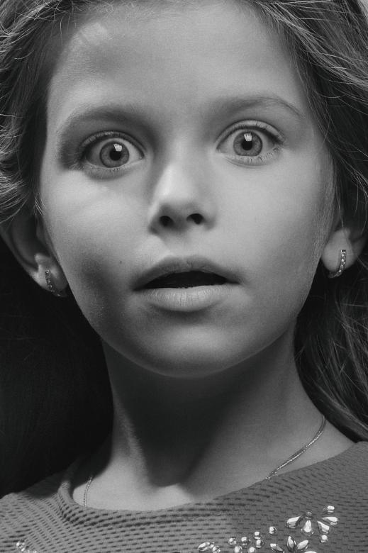 Free stock image of Surprised Girl Portrait created by Alexander Krivitskiy