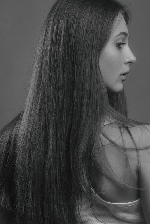 Free stock image of Female Profile Portrait created by Alexander Krivitskiy