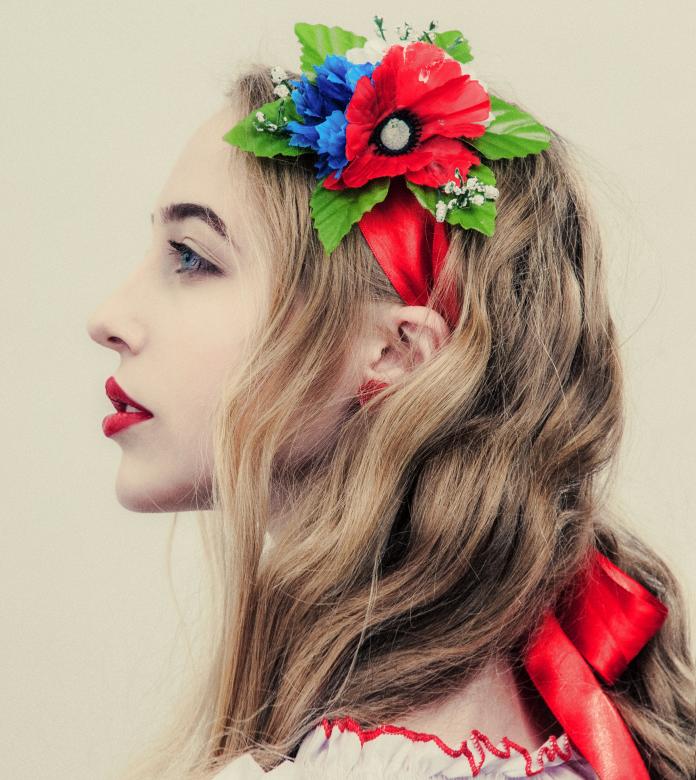 Free stock image of Female Profile Portrait created by Alexander Krivitskiy