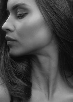 Free Stock Photo of Female Profile Portrait