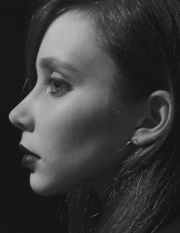 Free Stock Photo of Female Profile Portrait