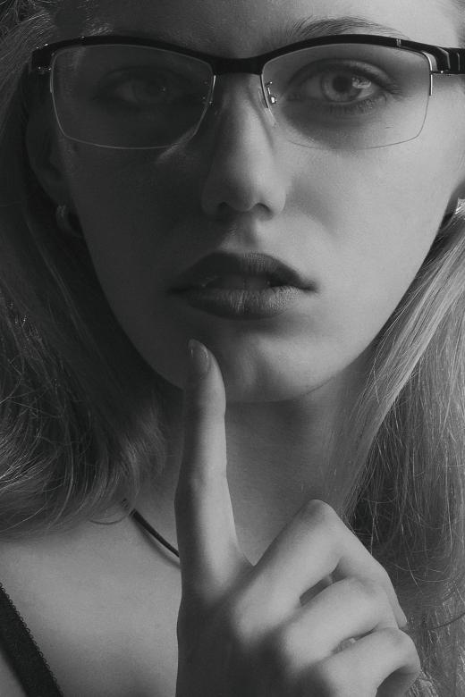 Free stock image of Woman with glasses created by Alexander Krivitskiy