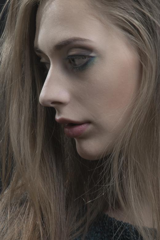 Free stock image of Female Profile Portrait created by Alexander Krivitskiy