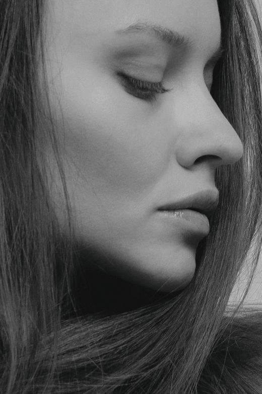Free stock image of Female Profile Portrait created by Alexander Krivitskiy