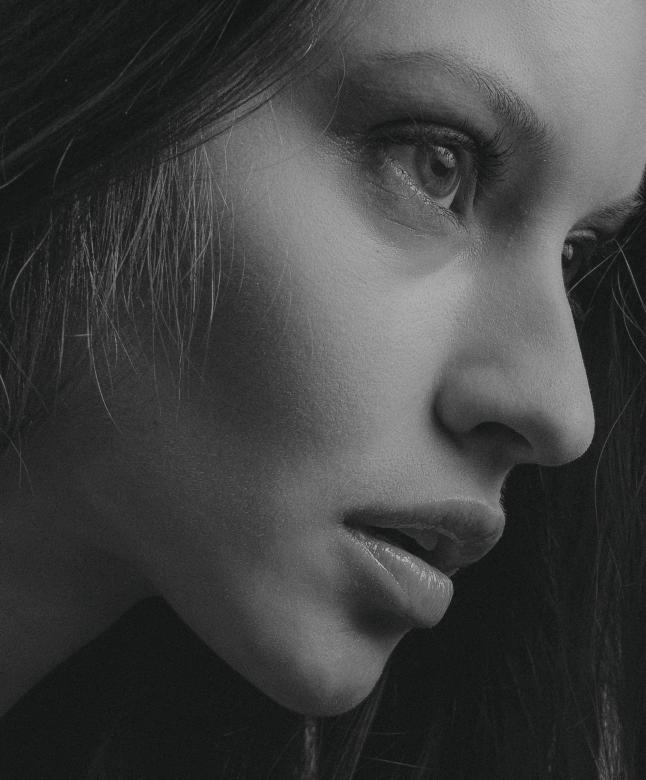 Free stock image of Female Profile Portrait created by Alexander Krivitskiy
