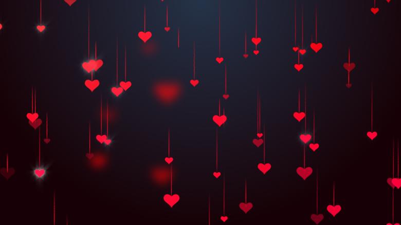 Free stock image of Hearts background created by Alen