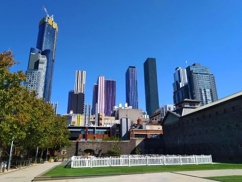 Free stock image of Melbourne Skyline created by Paul Macallan