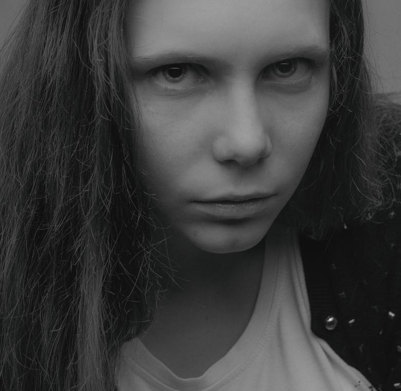 Free stock image of Teenage girl portrait created by Alexander Krivitskiy