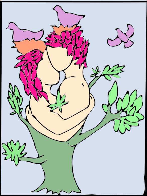 Free stock image of couple as a tree created by ra ra