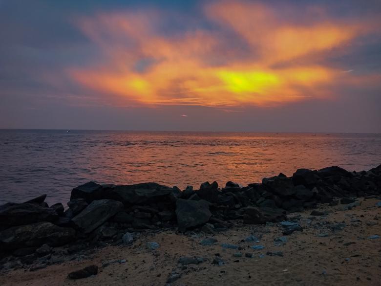 Free stock image of Sunset View of beach  created by Danny Lawrance Nadar