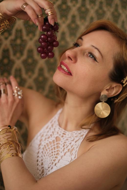Free stock image of Woman eating fruit created by Victoria Borodinova 