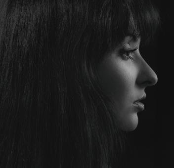 Free Stock Photo of Female Profile Portrait
