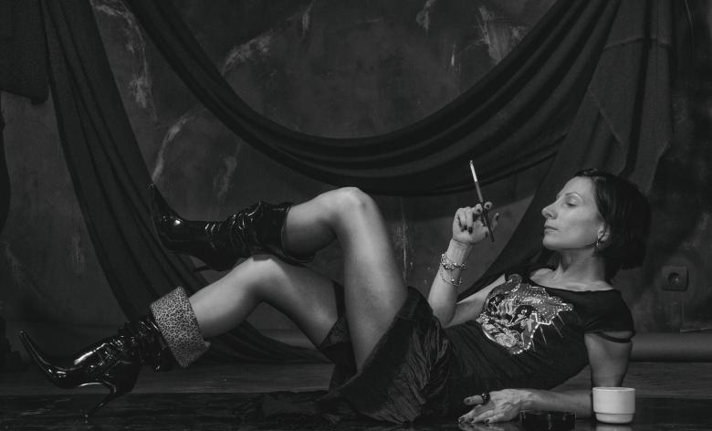 Free stock image of Smoking female created by Alexander Krivitskiy