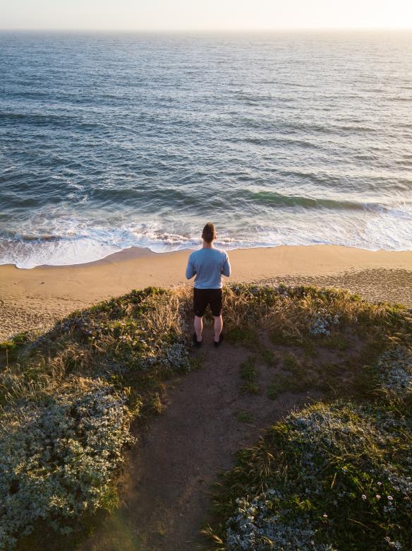 Free stock image of Man Beach Photo created by Matt Bango