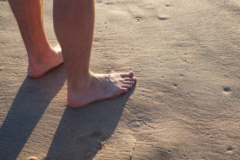 Free stock image of Feet Beach Photo created by Matt Bango