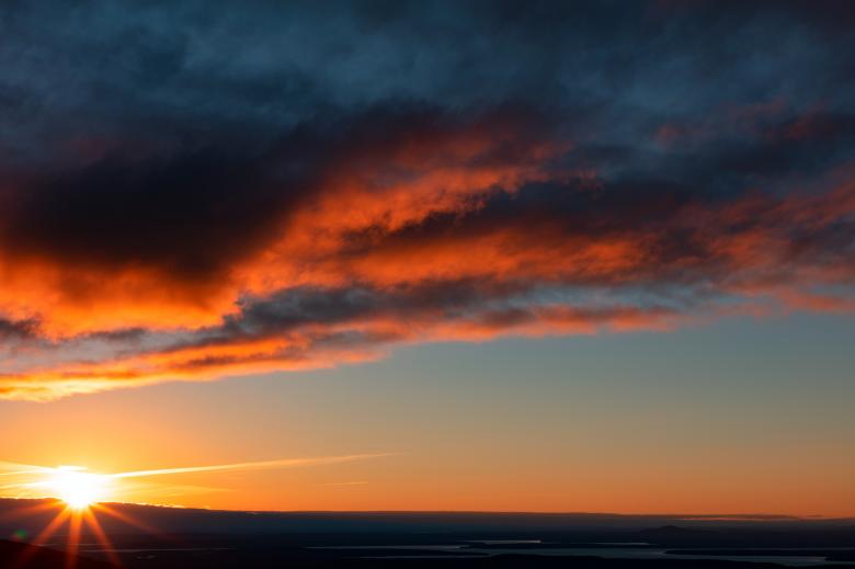 Free stock image of Acadia Sunset Sky created by Nicolas Raymond