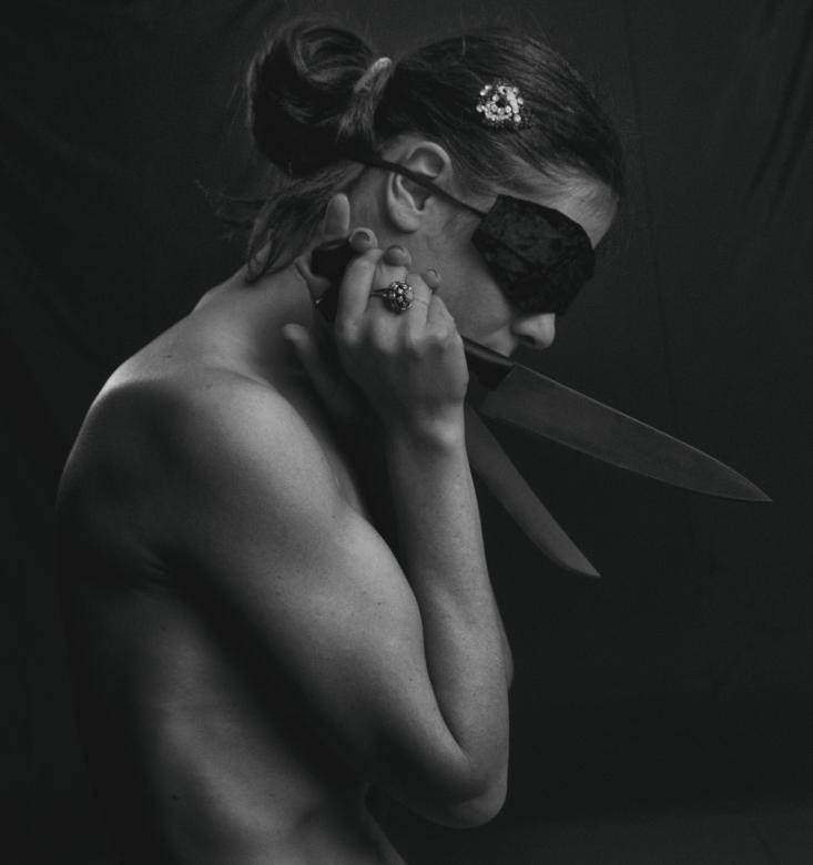 Free stock image of Woman with knife created by Alexander Krivitskiy