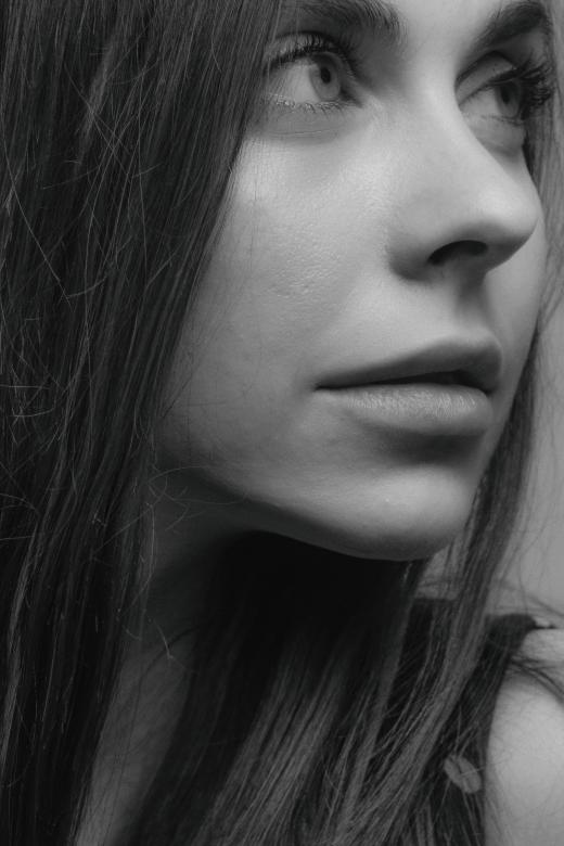 Free stock image of Female Profile Portrait created by Alexander Krivitskiy