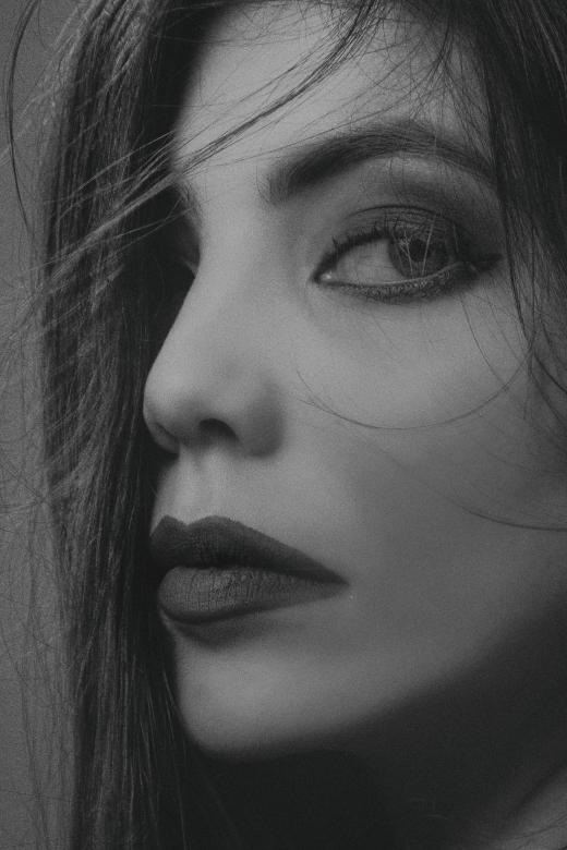 Free stock image of Female Profile Portrait created by Alexander Krivitskiy