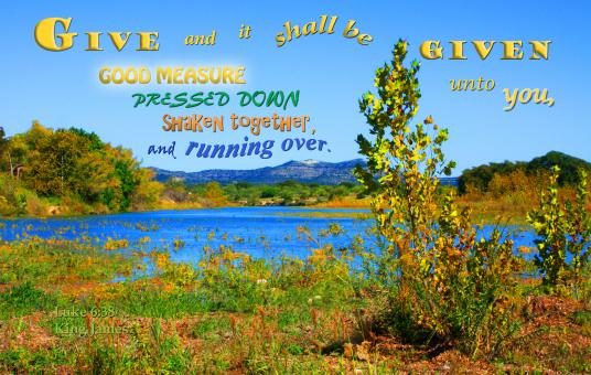 Free Stock Photo of Give and It Shall Be Given to You