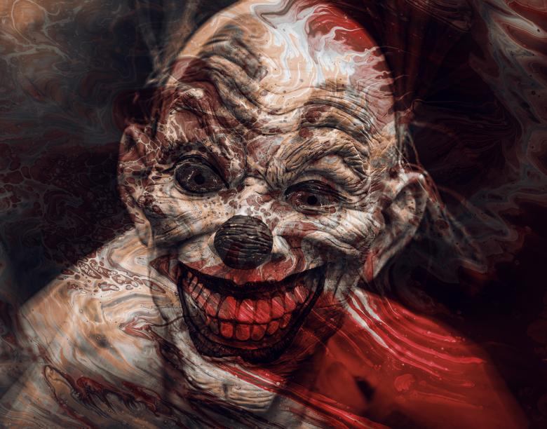 Free stock image of Clown Macabre created by Nicolas Raymond