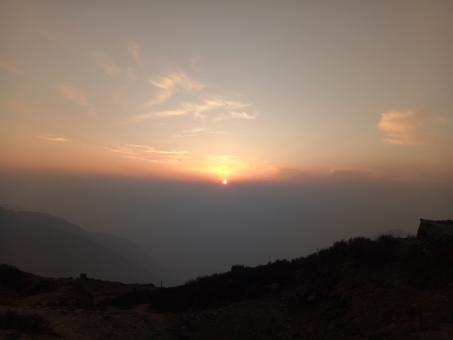 Sunset in lauribina, Gosaikunda  - Free Stock Photo