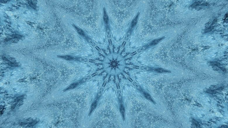 Free stock image of Kaleidoscope star created by Royalty Innovation