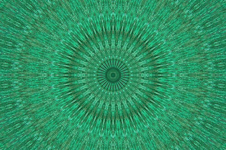 Free stock image of Green kaleidoscope art created by Royalty Innovation