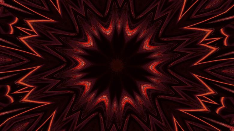 Free stock image of Kaleidoscope star created by Royalty Innovation