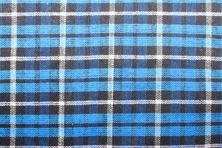 Free stock image of Blue, Black ,White Checked Fabric Texture Cloth created by Ramkumar