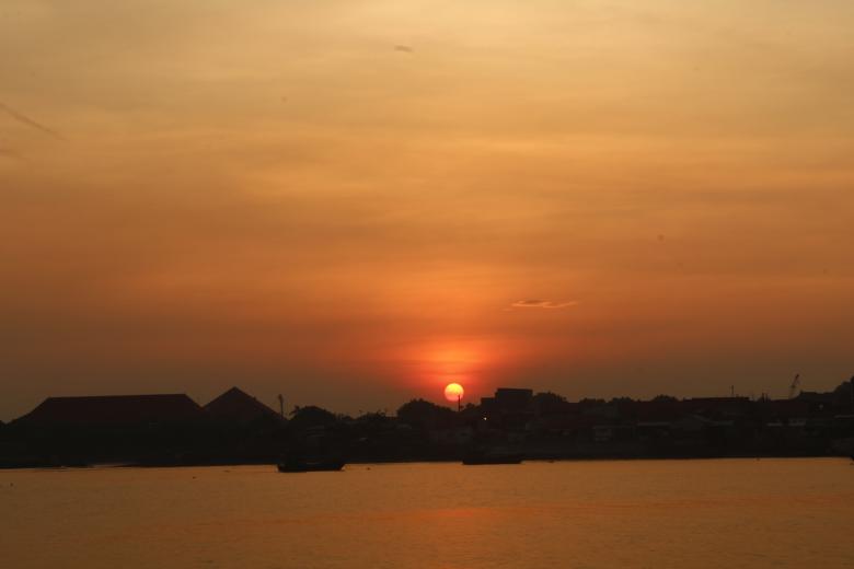 Free stock image of Kamal pier sunset created by Moh fajar shidiq