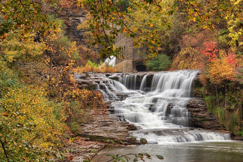 Free stock image of Ithaca Horseshoe Falls created by Nicolas Raymond