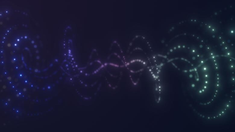 Free stock image of Abstract particle background created by Alen