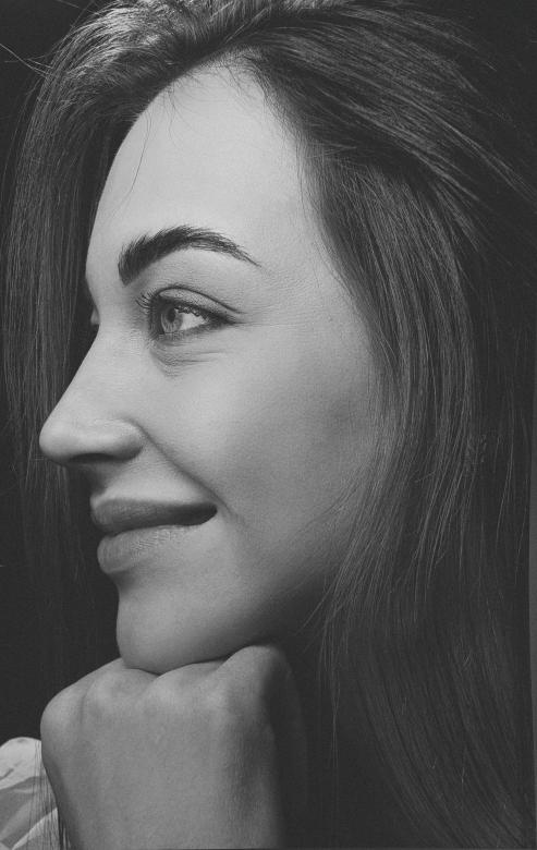 Free stock image of Female Profile created by Alexander Krivitskiy